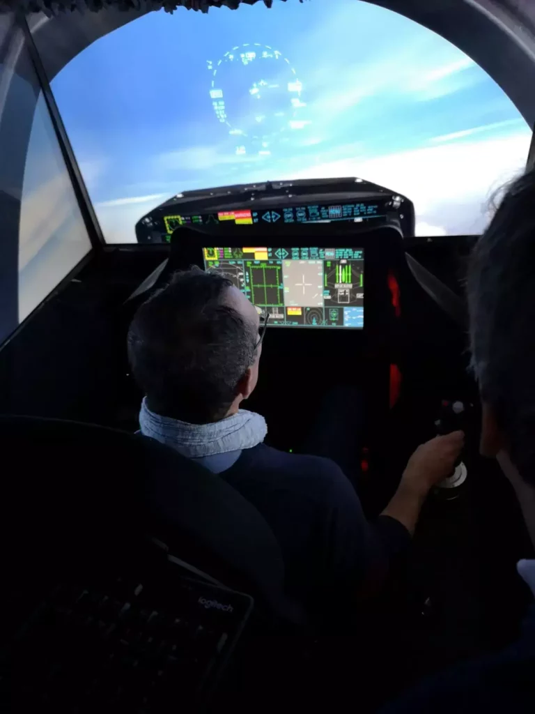 Cockpit simulateur de vol