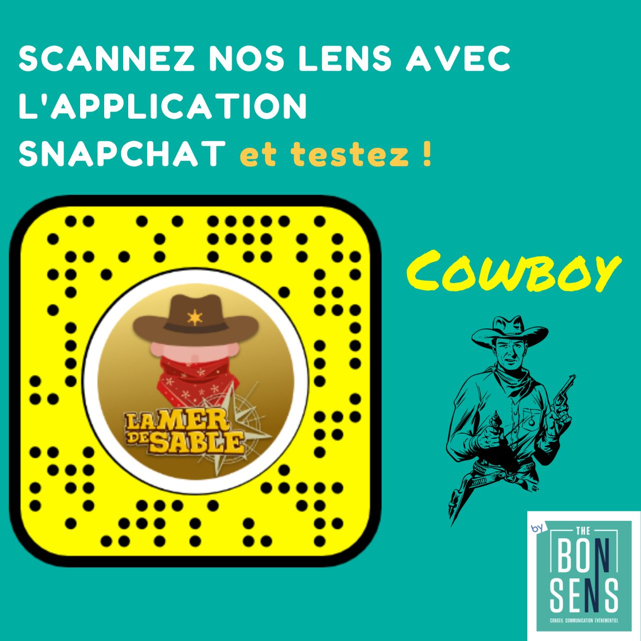 Filtre Snapchat la mer de sable agence de communication the bon sens Hauts de France Compiègne digital communication