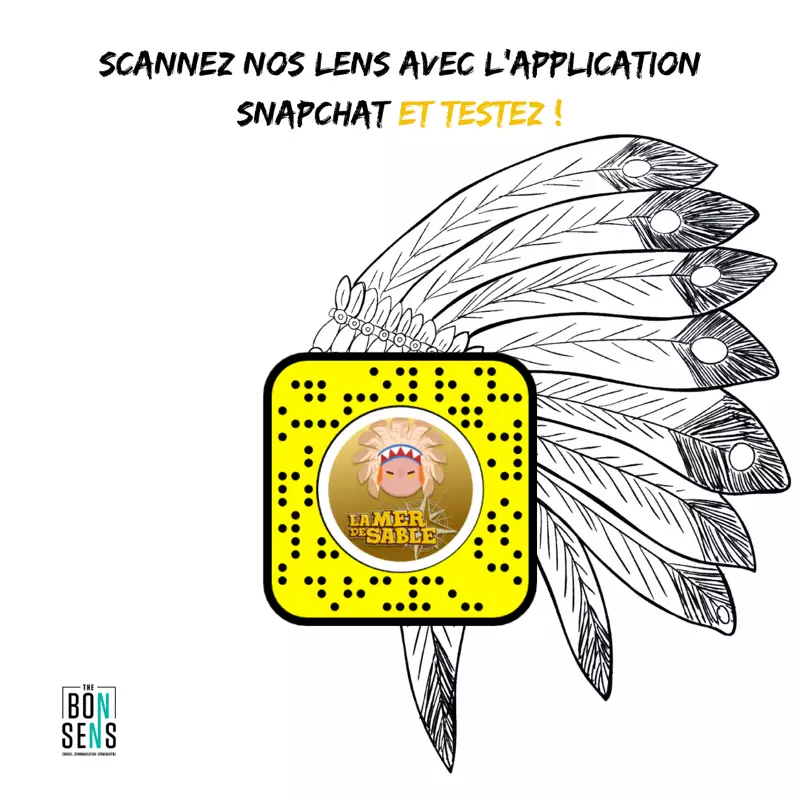 Filtre snapchat indien pour la mer de sable