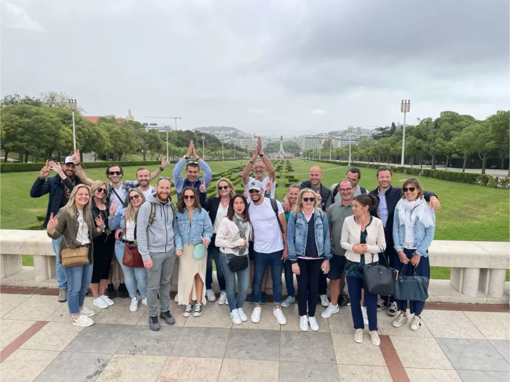 Photo de groupe Séminaire en Europe à Lisbonne