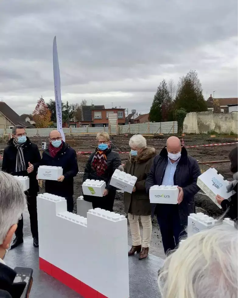 pose de la 1ère pierre d’un programme de 89 logements