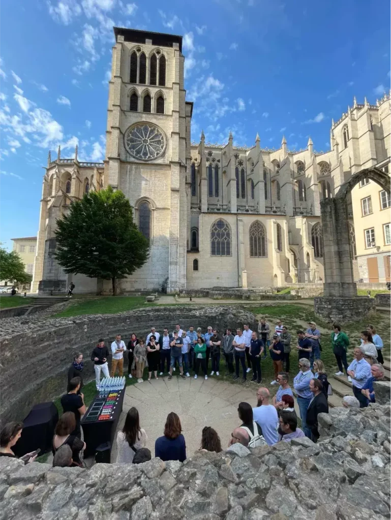 Découverte de Lyon avec un team building