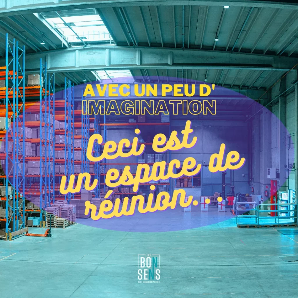 Espace de réunion dans entrepot euroflaco