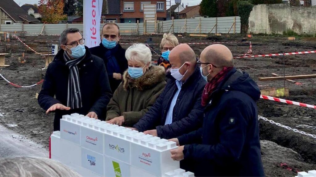 pose de la 1ère pierre d’un programme de 89 logements à Oignies (62) dans les Hauts de France