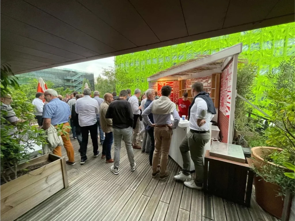 Soirée sur un roof top à Lyon